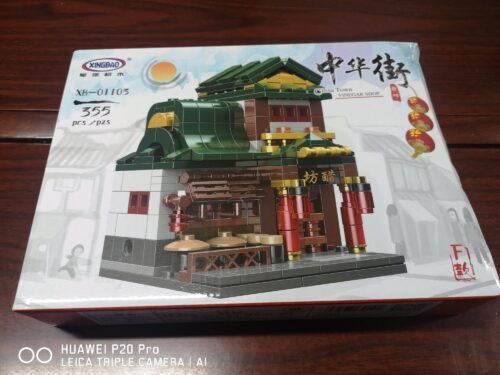 Hộp bộ lắp ghép Xingbao XB-01103C Mô Hình Cửa Hàng Giấm Phố Trung Hoa, đồ chơi lắp ráp kiến trúc cổ điển cho bé trai bé gái 8 tuổi, giá tốt.