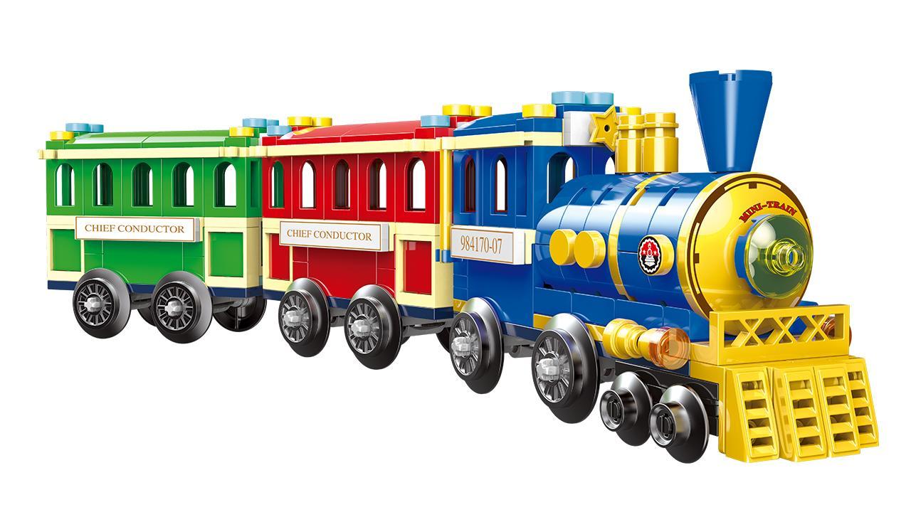 Hộp bộ lắp ghép Tàu Hỏa Tham Quan XINGBAO XB-01112, đồ chơi lắp ráp Xe Lửa Mini cho bé trai, bé gái 6 tuổi, giá tốt.