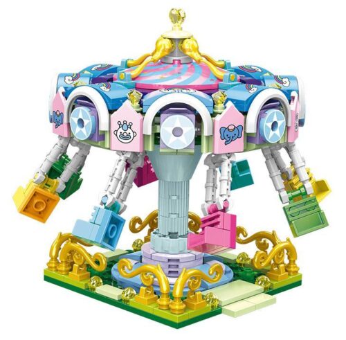 Bộ lắp ghép Xingbao XB-01113 Ghế Bay Xoay Vòng Thế Giới Đầy Màu Sắc, đồ chơi lắp ráp cho bé gái 6 tuổi, chất lượng cao, giá tốt.