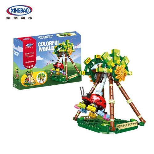 Bộ đồ chơi XINGBAO XB-01114 Siêu Bập Bênh Khổng Lồ Thế Giới Sắc Màu 352 mảnh ghép, đồ chơi lắp ráp cho bé trai, bé gái 6 tuổi, giúp phát triển tư duy sáng tạo, giá tốt.