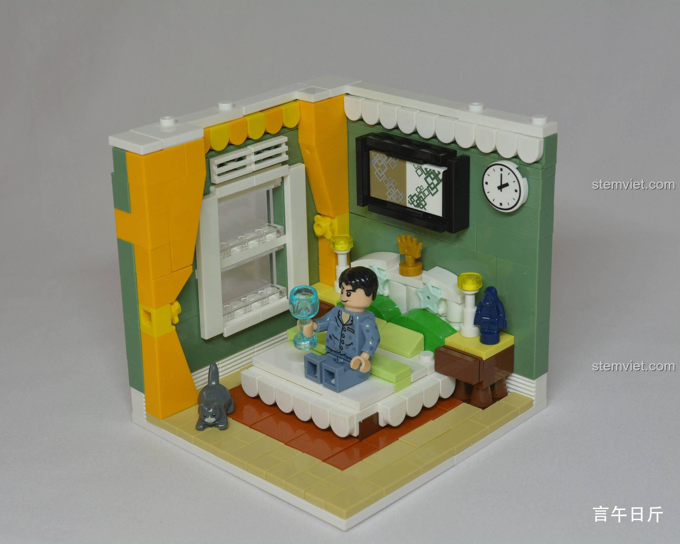 Minifigure người đàn ông tập gym trong bộ lắp ghép XINGBAO XB-01401, đồ chơi mô hình cho thanh niên