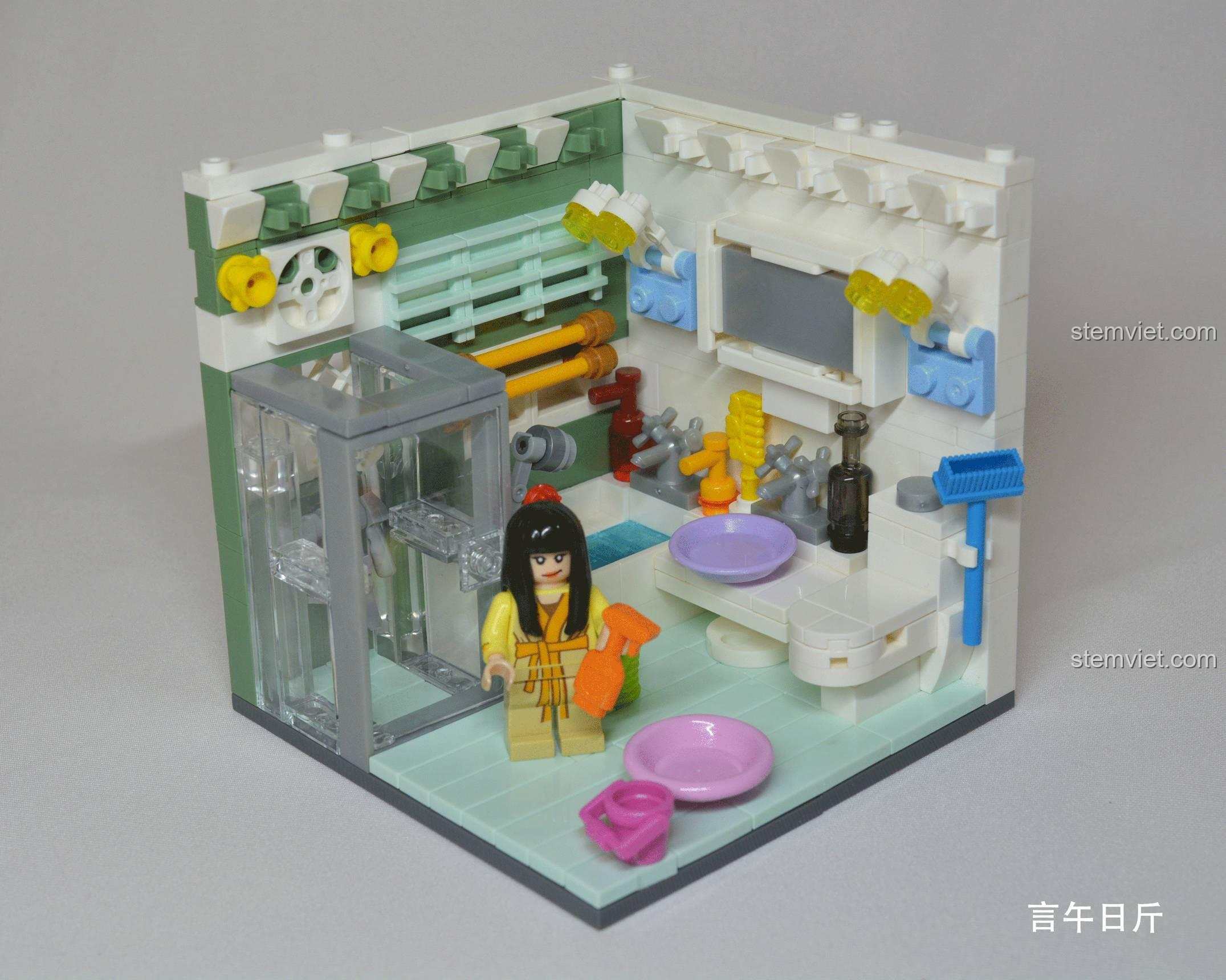 Mô hình phòng sách XINGBAO XB-01401, bộ lắp ráp trang trí nội thất, phù hợp con trai con gái