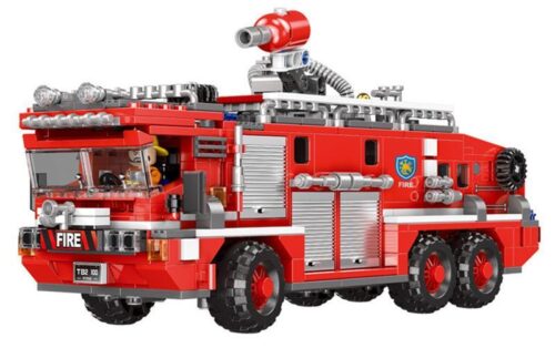Bộ lắp ghép Xingbao XB-03030 Xe Cứu Hỏa Chữa Cháy chi tiết cao, màu đỏ, phù hợp bé trai 6 tuổi, giá tốt.