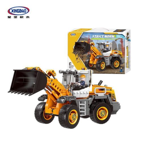 Bộ đồ chơi lắp ráp XINGBAO XB-03035 Xe xúc lật hạng nặng cho bé trai 6 tuổi, giá tốt