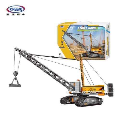 Bộ đồ chơi lắp ráp Xingbao XB-03037 Cần Cẩu Bánh Xích Xe Tải Hạng Nặng, mô hình kỹ thuật cho bé trai 6 tuổi, giá tốt, chất lượng cao, có ảnh hộp.