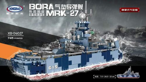 Hộp đồ chơi mô hình tàu chiến Hải quân Nga Xingbao 06027, chất lượng cao, giá rẻ.