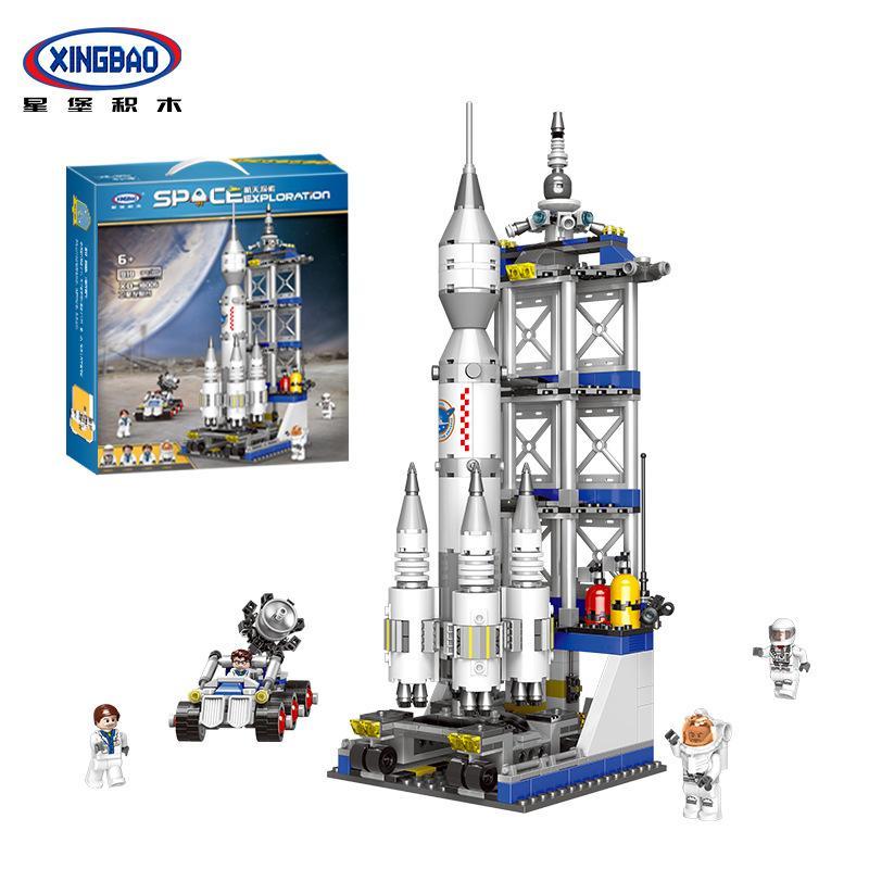 Bộ lắp ghép Tên lửa vũ trụ Xingbao XB-16005, đồ chơi mô hình không gian cho con trai 6 tuổi, giá tốt.