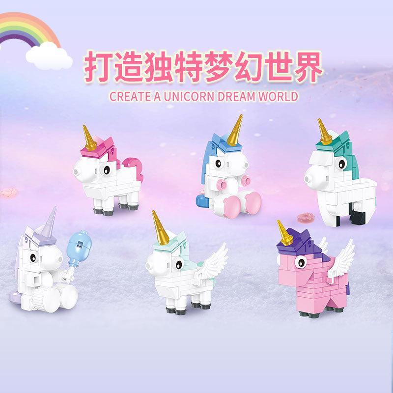 Tổng hợp 6 mẫu đồ chơi lắp ghép Kỳ Lân Unicorn XINGBAO XB-18018 đầy màu sắc, món quà giá rẻ cho bé gái 6 tuổi yêu thích thế giới cổ tích.