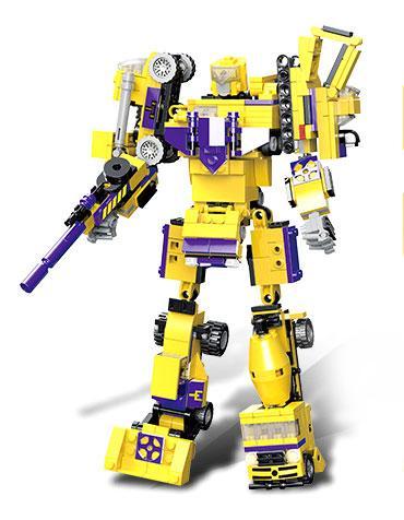 Bộ đồ chơi Robot Hợp Thể Xe Công Trình Xingbao XB-57012 cho bé trai 6 tuổi, mô hình robot biến hình đỉnh cao, đồ chơi lắp ráp chất lượng cao.