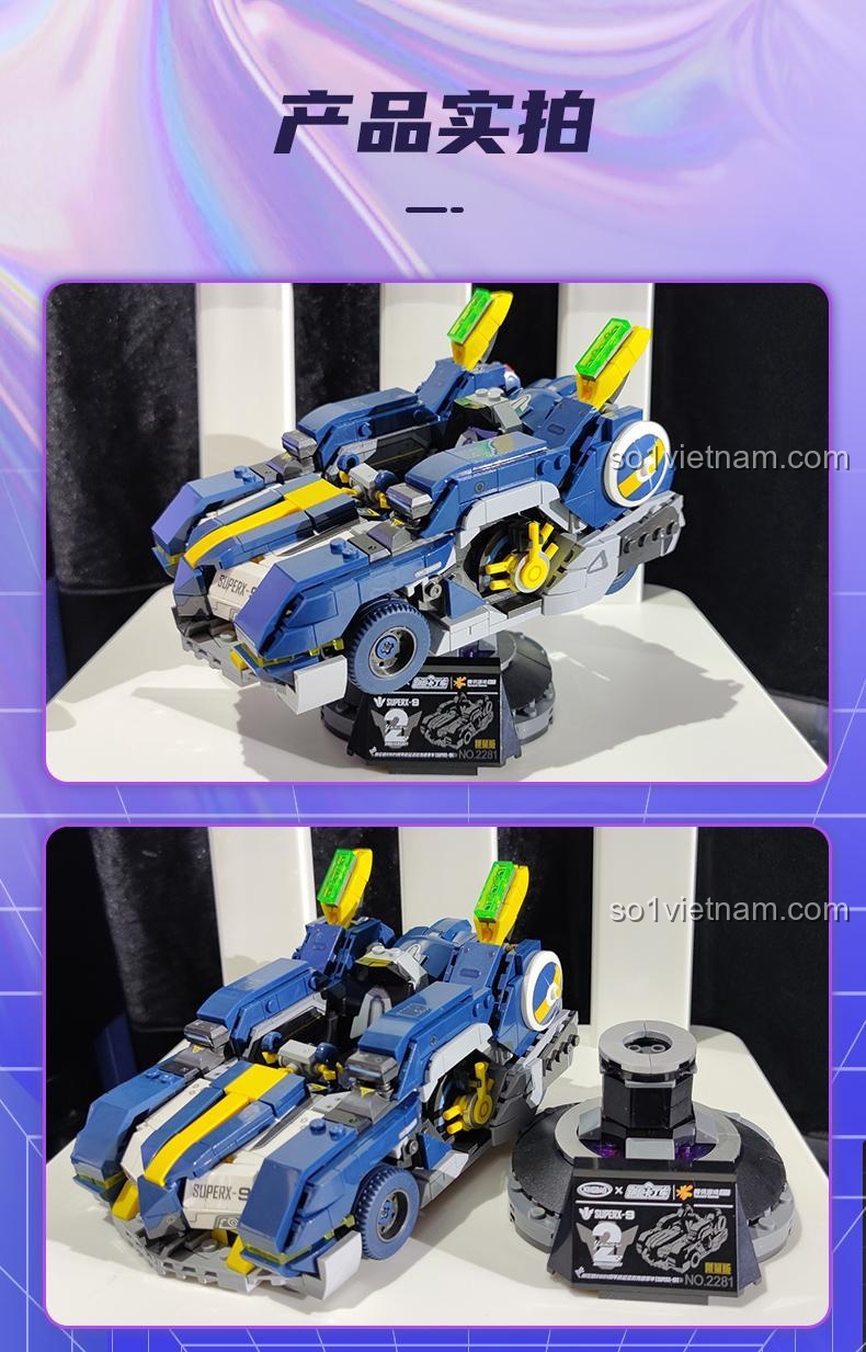 Ảnh chụp thực tế từ người dùng về bộ đồ chơi mô hình KartRider Xingbao XB-66001, sản phẩm chất lượng, đáng tiền.