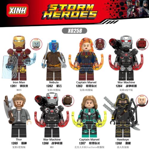 Minifigure XINH 1262 Nebula trong trang phục Avengers Endgame. Đồ chơi lắp ráp giá rẻ cho bé trai 6 tuổi.