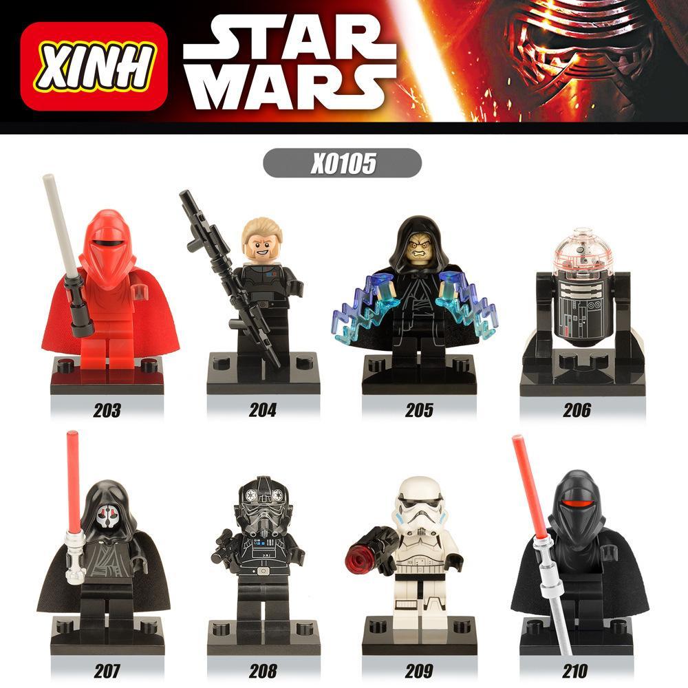 Bộ 8 Minifigure Chiến Tranh Giữa Các Vì Sao XINH 207 giá rẻ cho bé trai 6 tuổi, bộ đồ chơi Minifigure Chiến Tranh Giữa Các Vì Sao chất lượng cao.