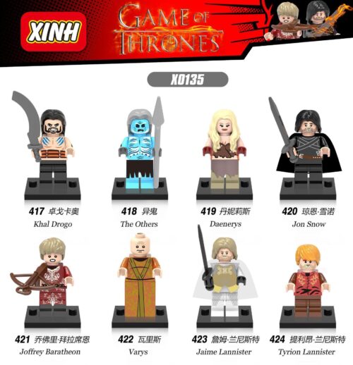 Bộ 8 minifigure Game of Thrones XINH