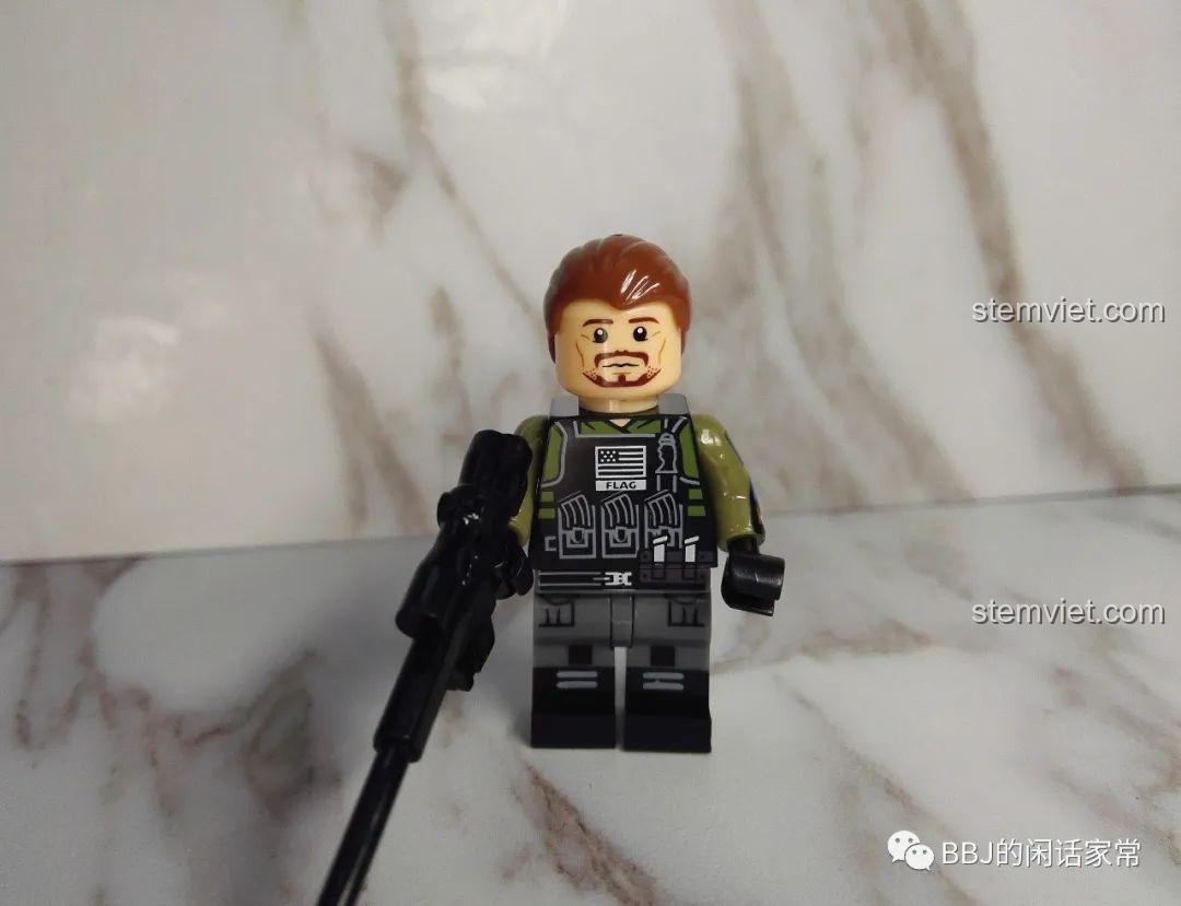 Minifigure Rick Flag (765) - Bộ 8 Siêu Anh Hùng DC XINH X0179