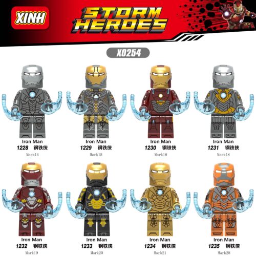 Bộ đồ chơi Iron Man Mark 14 XINH, đồ chơi lắp ráp Iron Man 1228, minifigure Iron Man Mark14, đồ chơi siêu anh hùng cho bé trai