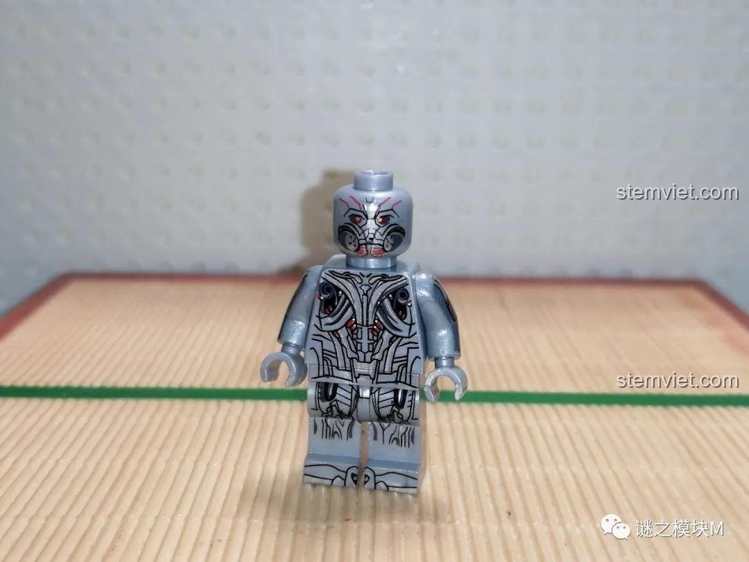 Minifigure Người Sắt Mark 33 XINH X0267, đồ chơi lắp ghép siêu anh hùng Marvel, chi tiết giáp.