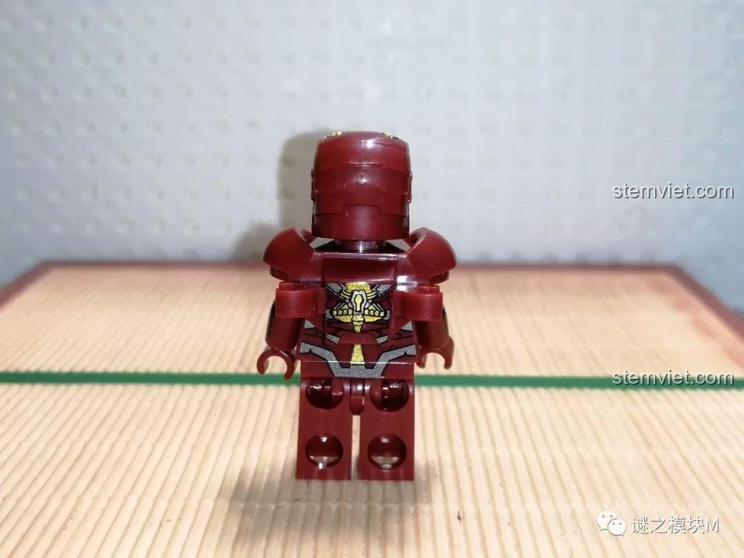 Minifigure Người Sắt MK17 XINH X0267, bộ lắp ghép siêu anh hùng Marvel, chi tiết giáp