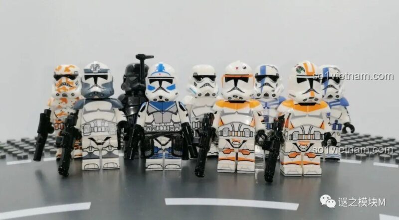Bộ 8 Minifigures Star Wars XINH X0305 - Các chiến binh Star Wars