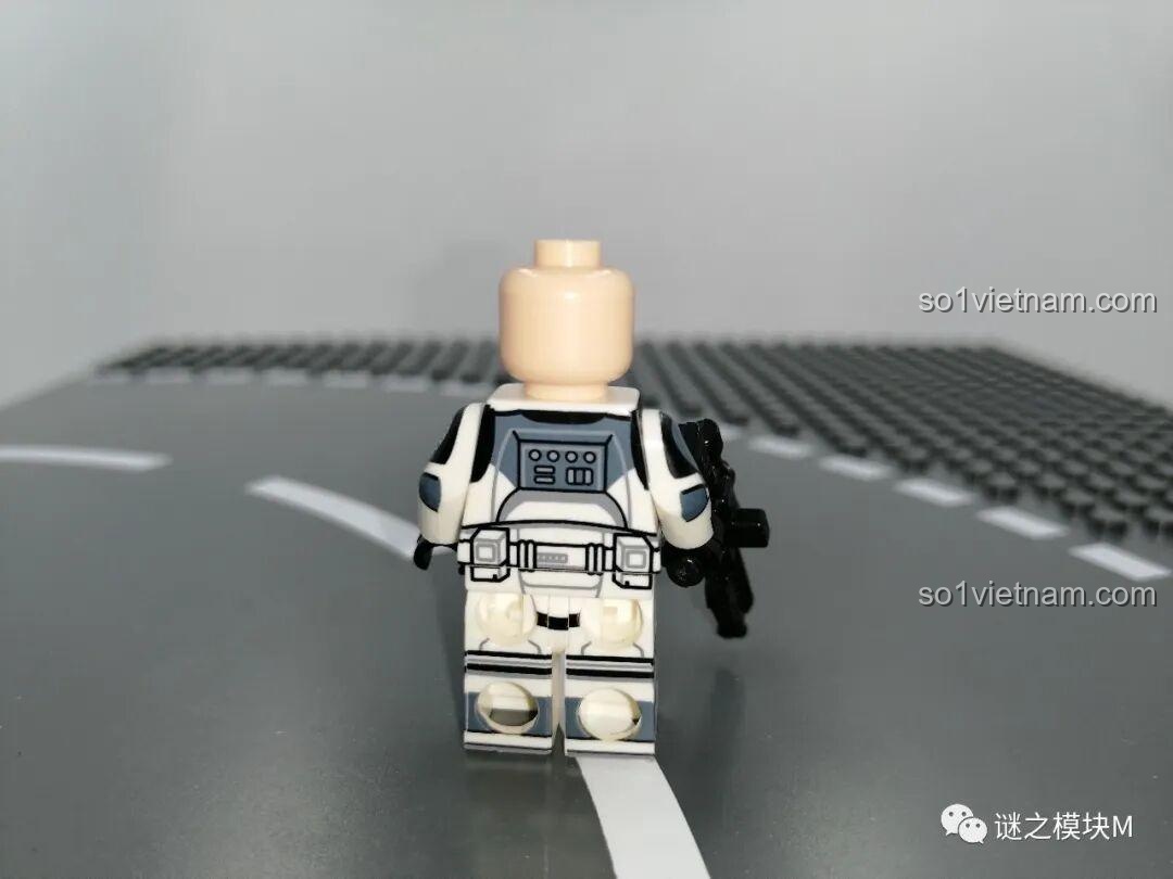 Minifigure Wolfpack Trooper Star Wars XINH X0305 với phụ kiện