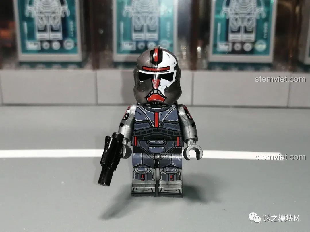 Minifigure Crosshair XINH X0307, chi tiết in ấn sắc nét, bộ đồ chơi Minifigure Star Wars X0307.