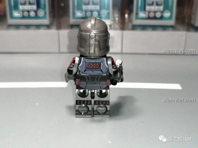 Minifigure Hunter từ bộ đồ chơi XINH X0307, thủ lĩnh Biệt Đội Bad Batch, đồ chơi mô hình Star Wars.