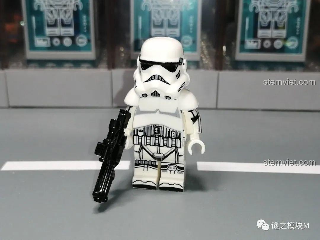 Minifigure Lính Stormtrooper Đế Chế từ bộ đồ chơi XINH X0307, chi tiết tinh xảo, tương thích LEGO®, phù hợp bé trai 6 tuổi.