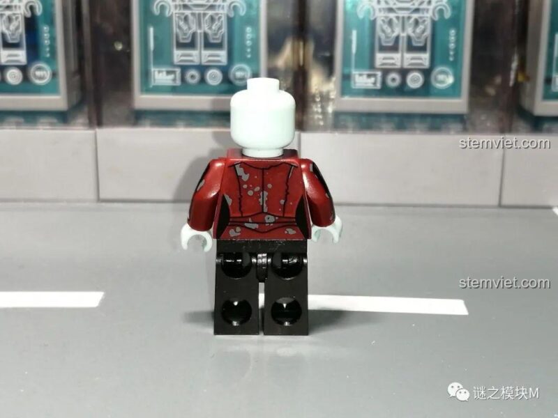 Bộ sưu tập Minifigure Zombie XINH X0325, đồ chơi mô hình Scarlet Witch zombie mặt sau
