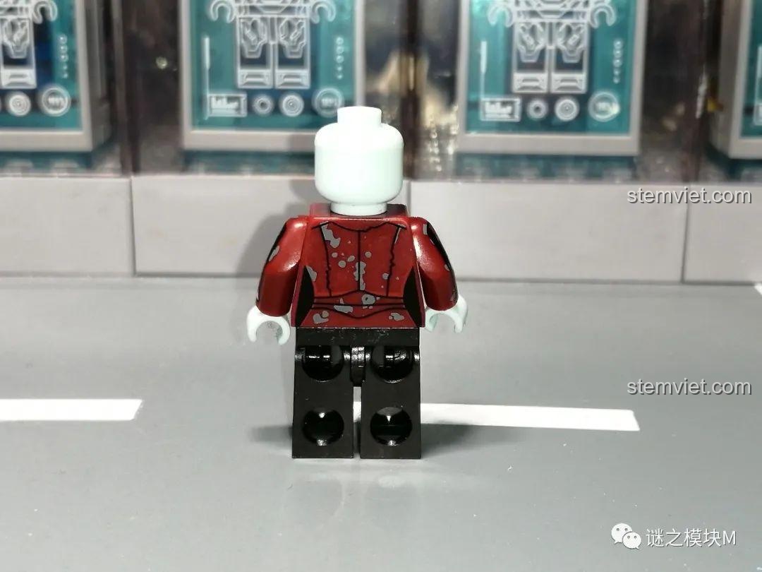 Bộ sưu tập Minifigure Zombie XINH X0325, đồ chơi mô hình Scarlet Witch zombie mặt sau