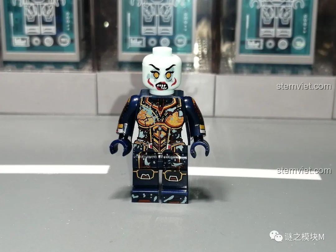 Minifigure Marvel Zombie XINH X0325, đồ chơi lắp ghép Siêu Anh Hùng Zombie, chi tiết in ấn sắc nét