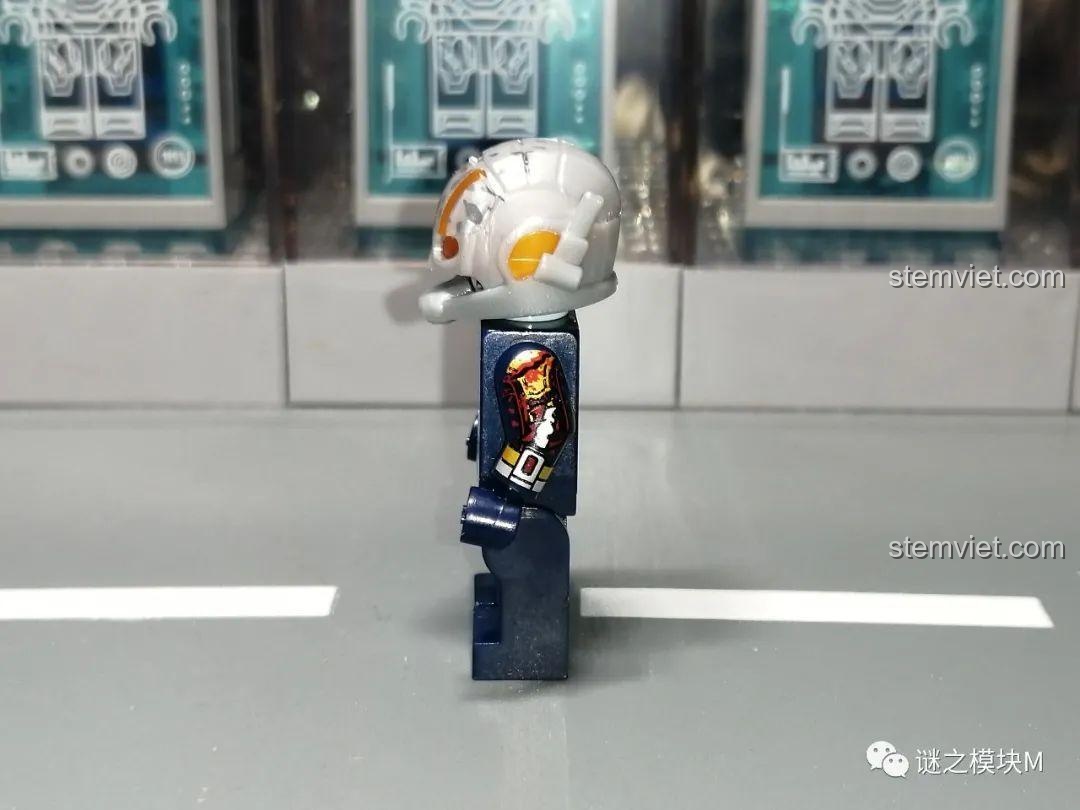 Minifigure Marvel Zombie XINH X0325, đồ chơi mô hình cho bé trai, chi tiết bên hông