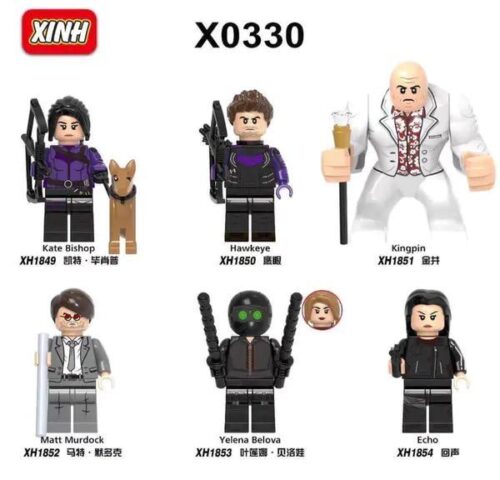 Bộ đồ chơi lắp ghép XINH X0330 Minifigure Marvel Hawkeye và Đồng Đội giá tốt cho bé trai 6 tuổi