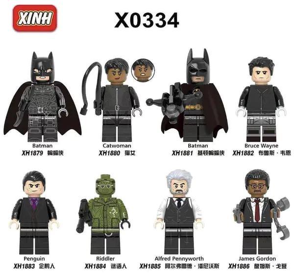 Bộ 8 nhân vật Batman XINH X0334
