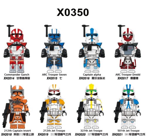 Figure ARC Trooper Seven XINH X0350, Nhân vật Star Wars, Bộ đồ chơi Star Wars, Đồ chơi mô hình Star Wars, 6 tuổi, Con trai
