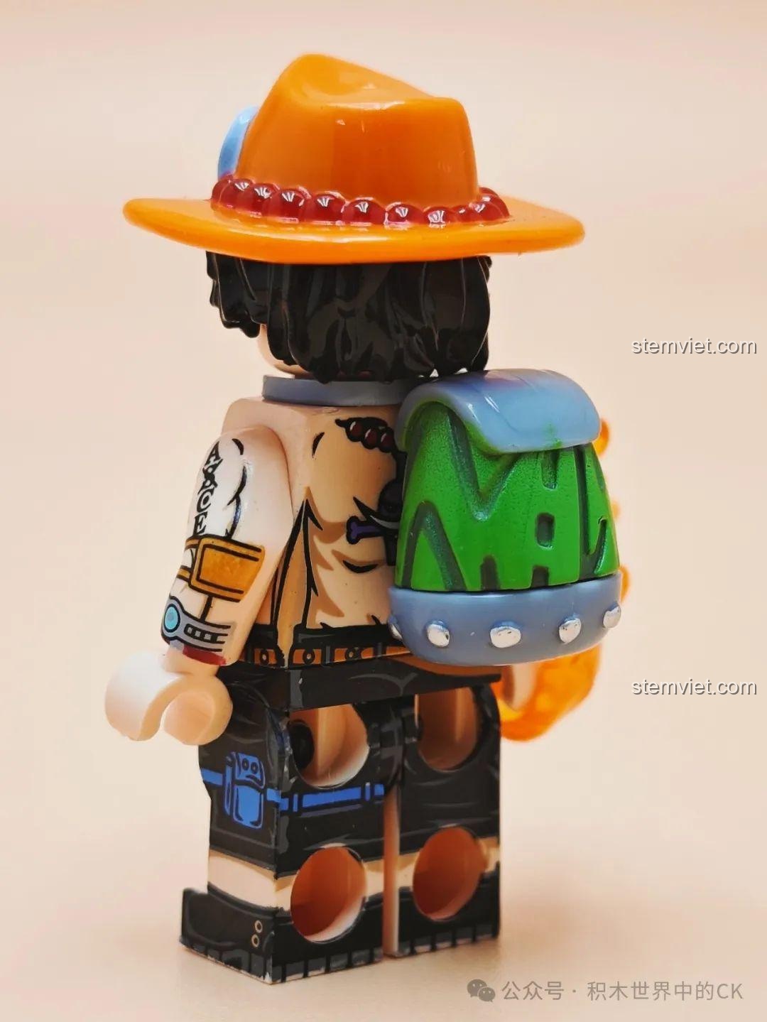 Bộ 8 Minifigure One Piece XINH X0353 - Hình ảnh chi tiết Monkey D Luffy