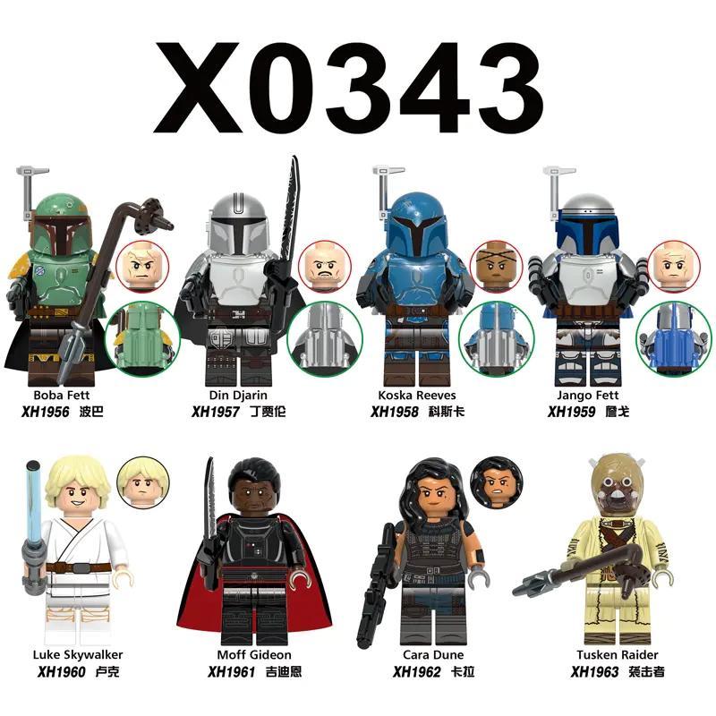 Minifigure Luke Skywalker XINH XH1960, anh hùng Jedi, với kiếm ánh sáng, đồ chơi lắp ráp cho bé trai 6 tuổi, giá tốt