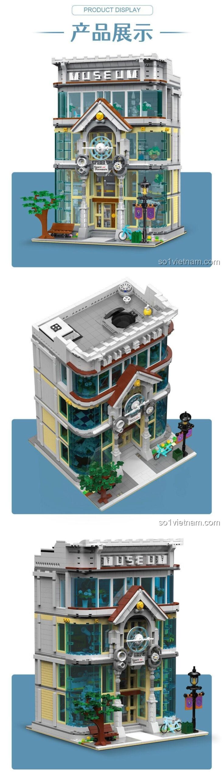 Chi tiết ngoại thất Bảo tàng Khoa học XMORK 10206