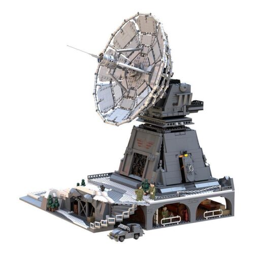 Bộ lắp ghép Hồng Ngạn Cơ Địa Yangheda YHD 900500200020, mô hình đài thiên văn Tam Thể với radar xoay tự động, đèn LED và tương tác AI, dành cho con trai 14 tuổi, giá tốt.