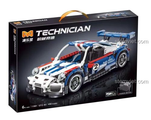 Hộp đồ chơi Yonglexing 11001 bộ lắp ráp Xe Đua Porsche 911 GT2, đồ chơi xây dựng siêu xe cho con trai 6 tuổi, chất lượng cao, giá rẻ.