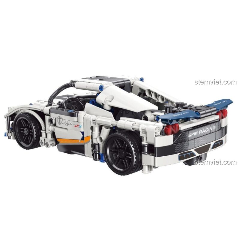 đồ chơi mô hình Siêu xe Koenigsegg Agera RS1 Yonglexing 11005, xe đua có động cơ kéo lùi, chất liệu nhựa ABS cao cấp, quà tặng bé trai 6 tuổi