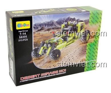 Ảnh chụp hộp đồ chơi mô hình Xe vượt sa mạc 58405, một lựa chọn quà tặng giá tốt cho bé.