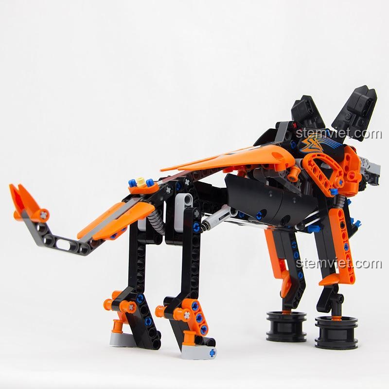 Chi tiết đồ chơi mô hình Chó Sói Máy 58418, chất lượng cao, phù hợp cho bé trai 7 tuổi.