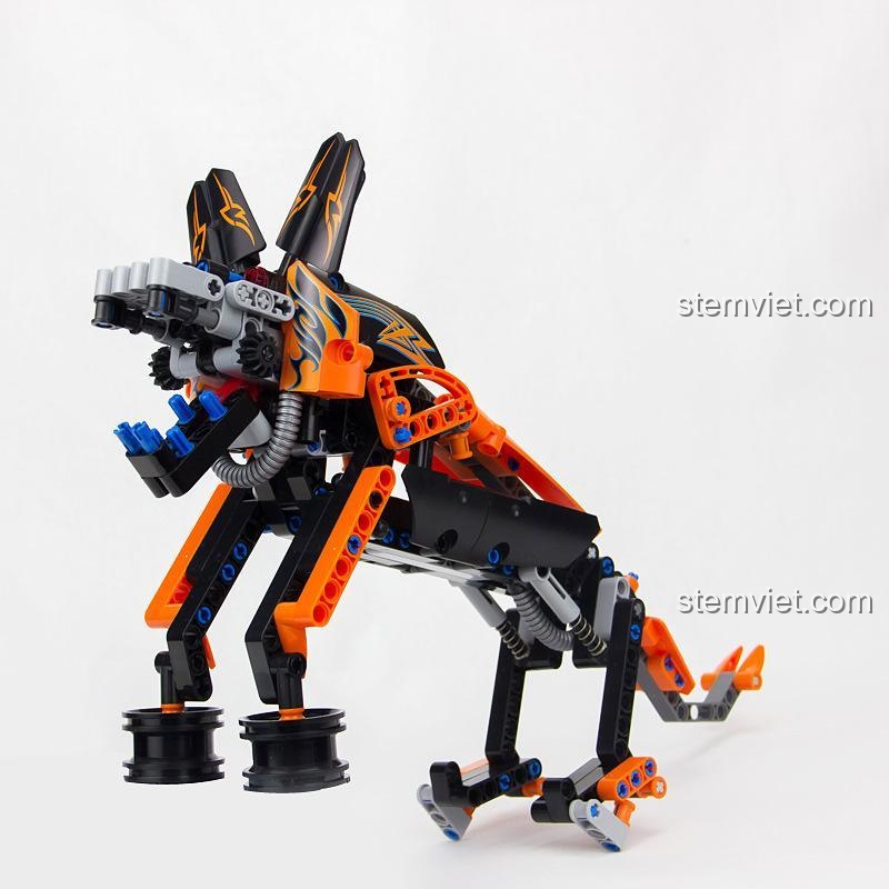 Bộ lắp ghép Robot Chó Sói YUEGAO 58418 với các chi tiết technic phức tạp, giá tốt.