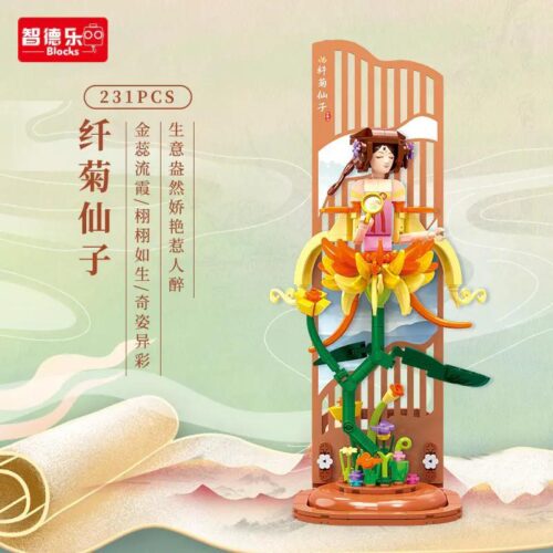 ZDEL 50404 Hoa Tiên Tử Trung Hoa: Tiên Tử Cúc bộ lắp ghép vẻ đẹp thanh tao cho bé gái 5 tuổi giá tốt