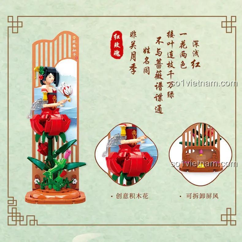 Đồ chơi mô hình Hoa Tiên Tử ZDEL 50405, thiết kế độc đáo với màn hình tháo rời, kích thích sáng tạo cho bé gái 5 tuổi. Giá tiết kiệm.