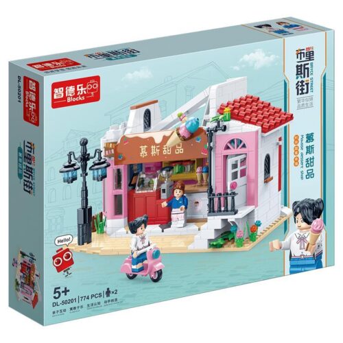 Bộ lắp ghép cửa hàng kem mousse ZDEL DL-50201 cho bé gái 5 tuổi, giá tốt