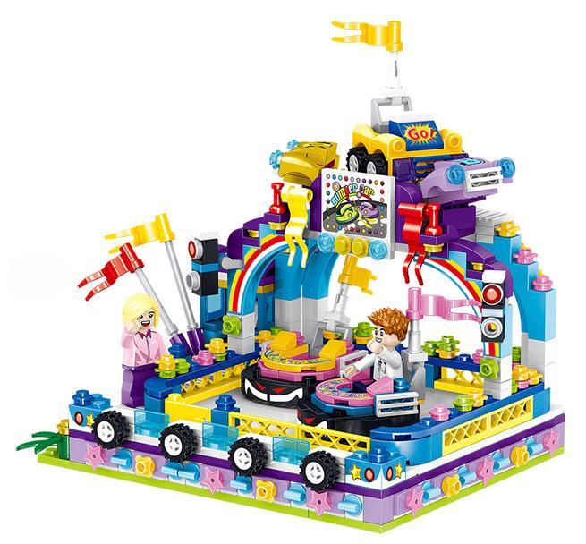 Bộ lắp ghép Zhe Gao 00877 Khu Vui Chơi Xe Đụng đầy màu sắc, phù hợp cho bé trai và bé gái 6 tuổi, giúp phát triển tư duy sáng tạo với giá tốt.