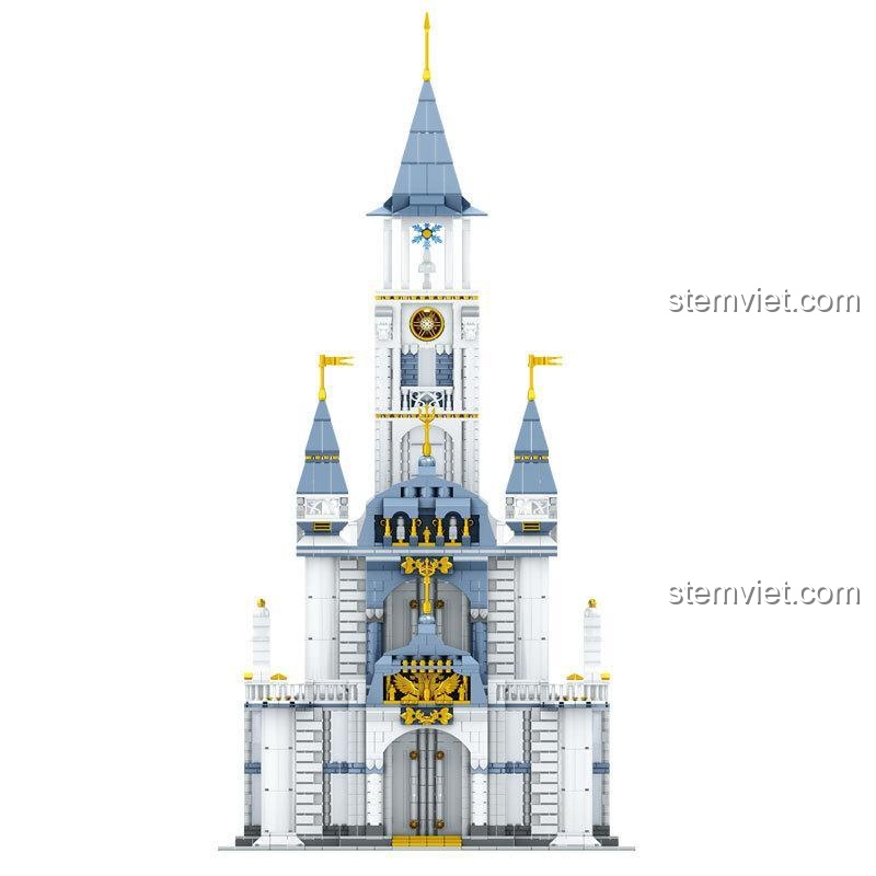 Mô hình đồ chơi mô hình Lâu đài cổ tích Zhe Gao 00964, thể hiện kiến trúc tráng lệ và chi tiết tinh xảo, phù hợp cho bé trai và bé gái 6 tuổi.