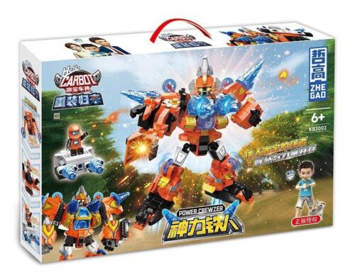 Hộp bộ lắp ráp Robot Hello Carbot Thần Lực Thiết Giáp Zhe Gao KB2002 980 mảnh ghép, đồ chơi mô hình cho bé trai 6 tuổi, giá tốt