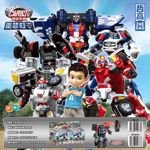 Bộ lắp ráp Robot Biến Hình Hello Carbot Zhe Gao KB2013, đồ chơi mô hình Robot Hợp Thể Carbot cho bé trai 6 tuổi, chất lượng cao, giá tốt.