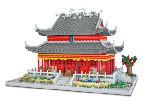 Bộ lắp ghép Zhe Gao LZ8054 Nanjing Fuzimiao mô hình kiến trúc Trung Hoa
